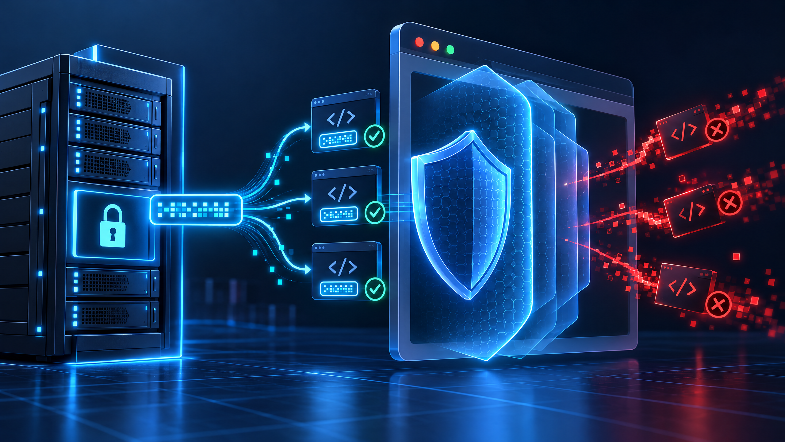 CSP estricta con nonces en Express y protección contra XSS