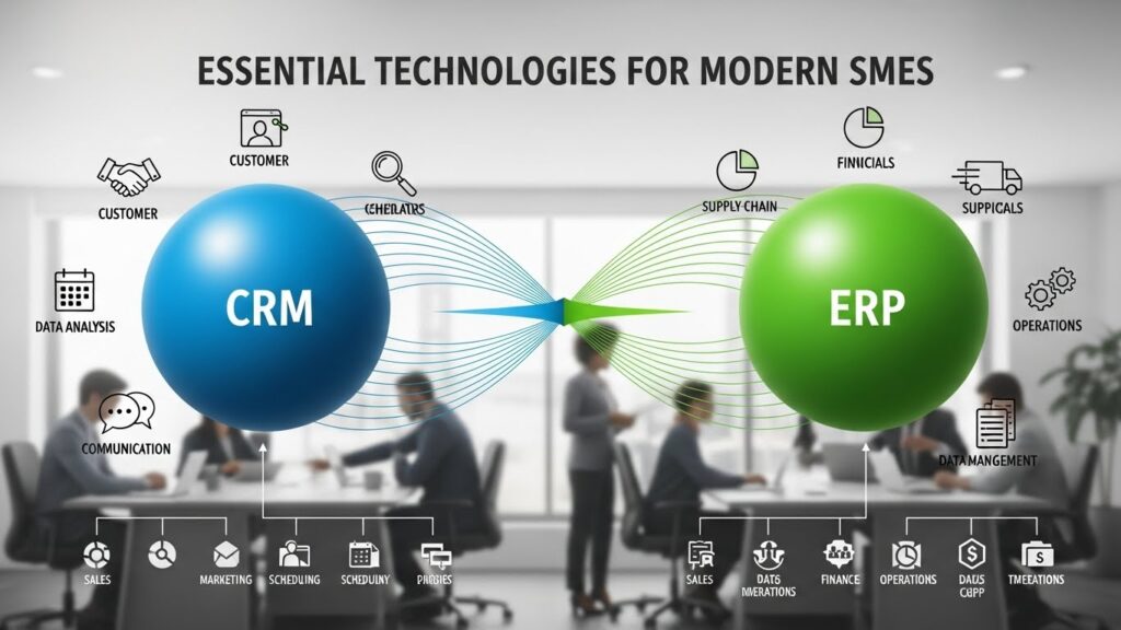 🚀 Level Up Your Business: Why CRM and ERP are Your Secret Weapons as an SME! Hey there, fellow entrepreneur! 👋 If you've ever felt like you're juggling a dozen balls at once—managing customer emails, tracking inventory, chasing invoices, and trying to find that one crucial spreadsheet—you are definitely not alone. Running a Small to Medium-sized Enterprise (SME) is tough work, and it often feels like the big corporations have some secret advantage. Well, guess what? They do, and it’s not as mysterious as you think. It's all about using the right technology to keep everything organized and running smoothly. I'm talking about two powerhouses: CRM and ERP. I remember when I first started out, before I was Elizabeth Muhiudeen the digital creator, my little business was a mess of Post-it notes and email chains. Implementing these systems felt overwhelming, but honestly, it was the single biggest step I took to move from feeling constantly stressed to actually growing! Let's break down what these fancy acronyms mean and how they can change your business life. What’s the Big Deal? Understanding CRM and ERP These tools are not just for the Fortune 500 companies; they are essential technologies for modern SMEs who want to compete and grow without burning out. 🤝 CRM: Your Customer-Focused Friend (Customer Relationship Management) Think of a CRM system as your super-organized digital notebook for every single person who interacts with your business. What it is: It’s a software tool designed to manage and track all your customer interactions and relationships. From that first website visit to the most recent purchase and support call, it captures everything. Why you need it: A good CRM helps you build a detailed customer profile. This means you stop treating people like order numbers and start giving them personalized experiences. Real-Life Insight: I used to forget which client preferred email over a phone call, or what problem a previous customer had. A CRM stores that history. When a customer calls, you immediately see their whole story, which makes them feel valued. That builds customer loyalty and drives repeat business—a key growth driver for any small business. Key CRM Features: Sales Pipeline Management: Visually track sales leads. Contact Management: Centralized database of customer and prospect information. Marketing Automation: Sending targeted emails at the right time. Customer Service Tracking: Managing support tickets efficiently. ⚙️ ERP: Your Business Operations Backbone (Enterprise Resource Planning) If the CRM is all about the front-end (the customer), the ERP system is all about the back-end (running the business). What it is: It’s an integrated software suite that manages and connects the core business processes of an organization. It’s the ultimate central hub for things like finance, inventory, purchasing, and human resources. Why you need it: It breaks down the information "silos" in your business. Imagine your sales team, warehouse team, and accounts team all looking at the same real-time data. That eliminates errors, speeds up processes, and saves you money. It provides business intelligence that helps you make better decisions. The "Aha!" Moment: For my business, the shift was in inventory control. Before ERP, my sales team would accidentally promise stock we didn't have because the inventory spreadsheet was hours old. With ERP, the stock levels are updated instantly when a sale is made, creating operational efficiency and preventing embarrassing customer mix-ups! Key ERP Modules: Financial Management: Handling ledgers, accounts payable/receivable, and budgeting. Supply Chain Management (SCM): Managing logistics, inventory, and procurement. Manufacturing/Production Planning: Scheduling and resource allocation. Human Resources: Managing payroll and employee data. Why Small and Medium Businesses (SMEs) Can’t Afford to Wait I get it, investing in a new system seems expensive and time-consuming. But think of it this way: what is the cost of doing nothing? Problem You're Currently Facing Solution with CRM & ERP Real Value Gained Wasting Time hunting for files and cross-checking data. Centralized data and automated tasks. Productivity Boost for every team member. Lost Sales due to poor follow-up or forgotten leads. CRM's sales pipeline ensures every lead is tracked. Increased Revenue and higher conversion rates. Stock-Outs or Overstocking inventory. ERP's inventory management provides accurate demand forecasting. Reduced Costs and better cash flow. Inconsistent customer experience across channels. CRM ensures every employee has the customer's full history. Enhanced Customer Satisfaction and retention. The biggest benefit for SMEs is that these tools offer scalability. You’re setting up the foundation now so that when you grow (and you will!), your system won’t break under the pressure. Practical Tips for Choosing and Implementing Your System Ready to take the leap? Awesome! Here are some honest tips I wish someone had given me years ago: 1. Start with Strategy, Not Software Don't just look for the cheapest or flashiest software. First, map out your current business processes. Ask yourself: Where are the biggest bottlenecks? Are we losing customers because of poor service (needs a stronger CRM)? Or are we losing money because of poor inventory control (needs a stronger ERP)? 2. Choose the Right Fit for an SME The good news is that there are many cloud-based ERP and CRM solutions specifically designed for small business management. Look for tools that: Are Modular: You can start with a few core features (like finance and sales) and add more later. This keeps the initial investment manageable. Have Great Integrations: Ensure the ERP and CRM can talk to each other seamlessly, allowing for data synchronization. This is key to getting a single view of the business. Offer User-Friendly Interfaces: If the system is clunky, your team won't use it, and your investment will be wasted. User adoption is everything! 3. Data is Your Greatest Asset (But You Have to Clean It!) Before you switch to a new system, you must clean your existing data. Get rid of old, duplicated, or incorrect customer records and inventory counts. Trying to migrate a mess will only create a new, expensive mess. This initial effort is crucial for getting the maximum ROI (Return on Investment). 4. Train, Train, Train A new system means a new way of working. Be empathetic to your team. They might be resistant to change. Schedule dedicated employee training sessions, make sure they understand why the change is happening, and celebrate the small wins. Remember, the human element is the most important part of any technology implementation. ✅ Final Thoughts and Your Next Step Moving beyond spreadsheets and scattered emails into an integrated system of CRM and ERP isn't just a technical upgrade; it's a statement that you are taking your small to medium business seriously. It allows you to deliver exceptional customer experience while keeping your internal operational costs low. The path to growth is rarely easy, but with the right technology stack, you can stop spending all your time on manual tasks and finally focus on the strategy that makes your business thrive. You've got this! What’s your next step? Take a moment right now to identify the single biggest pain point in your business. Is it customer follow-up (CRM) or inventory/finance (ERP)? That's where you should start your research. Ready to dive deeper? Why not check out a free demo of a CRM tool tailored for SMEs today and see the difference a single source of truth can make!